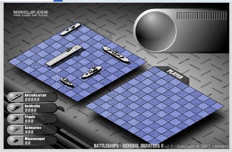 crc diagram for battleship game 